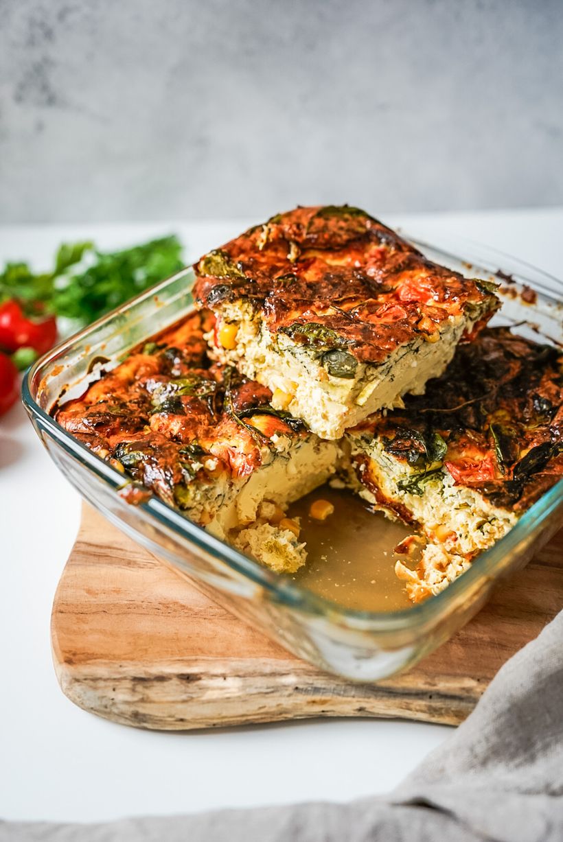 Ouă coapte cu parmezan