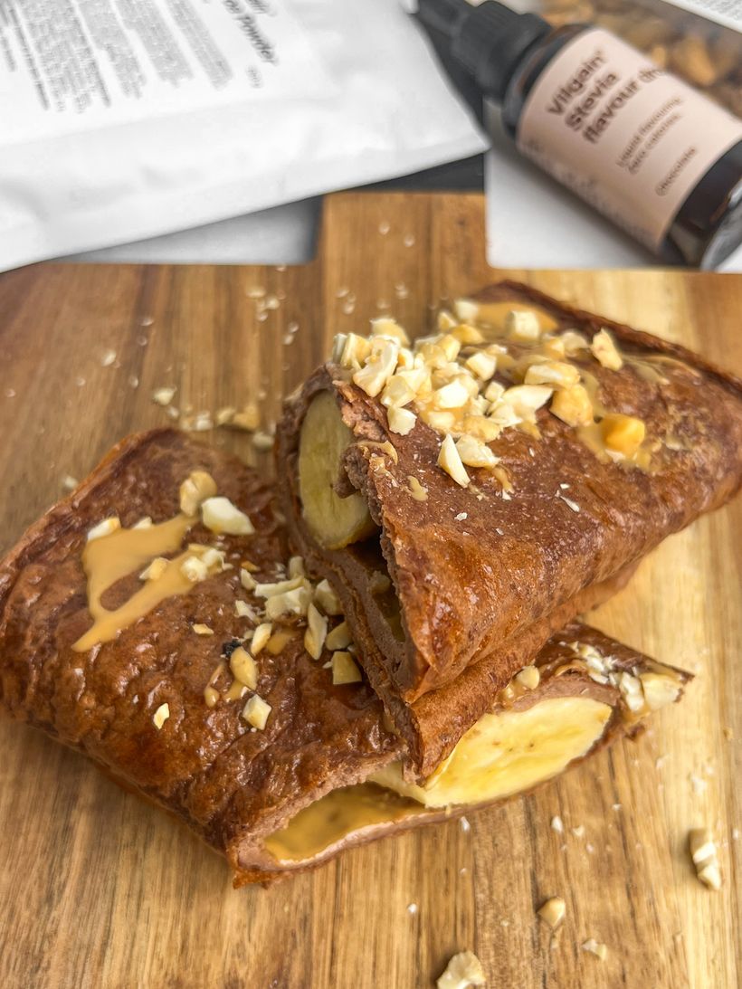 Cottage cheese čokoládový wrap