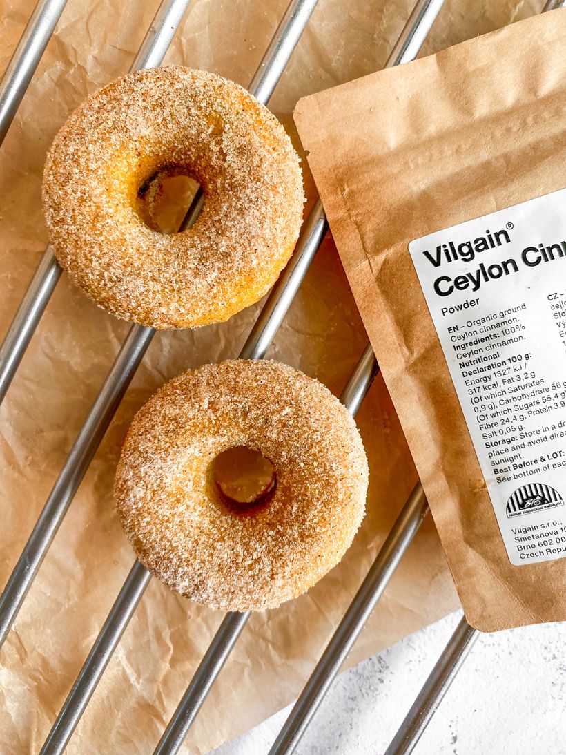 Domácí dýňové donuty se skořicí