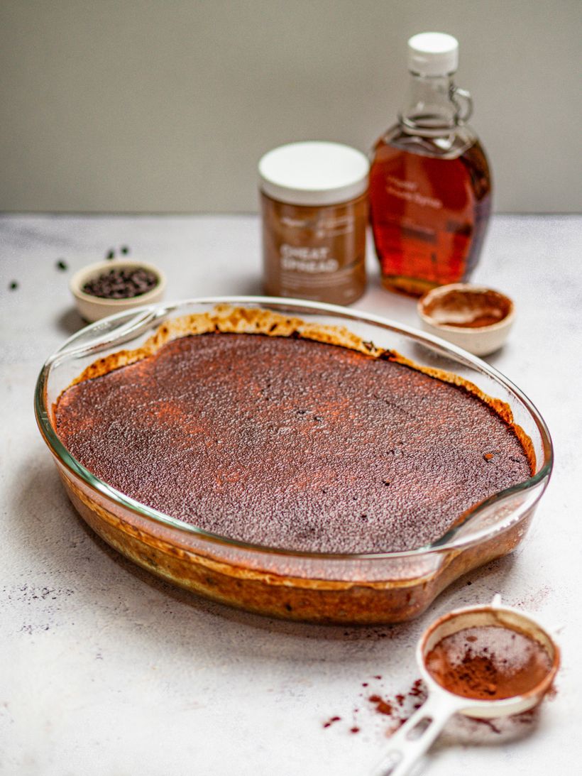 Banoffee pečená ovesná kaše
