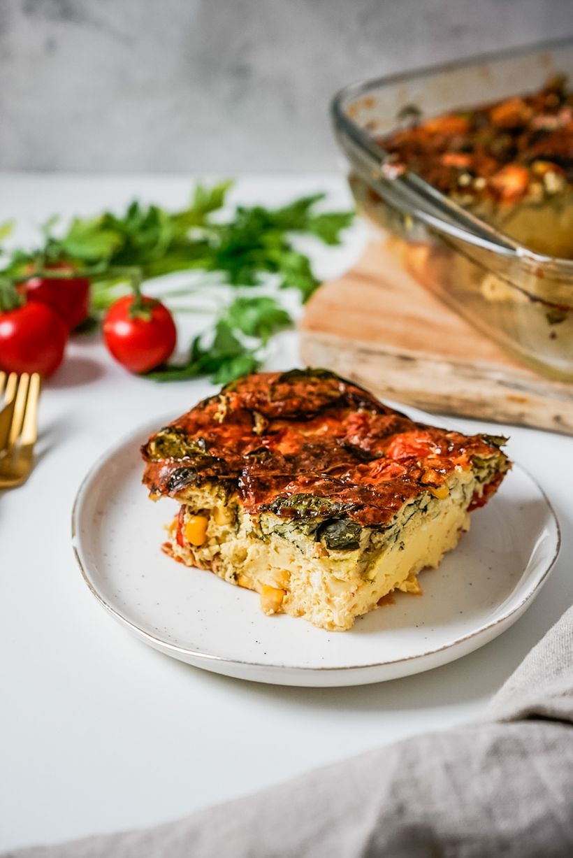 Ouă coapte cu parmezan