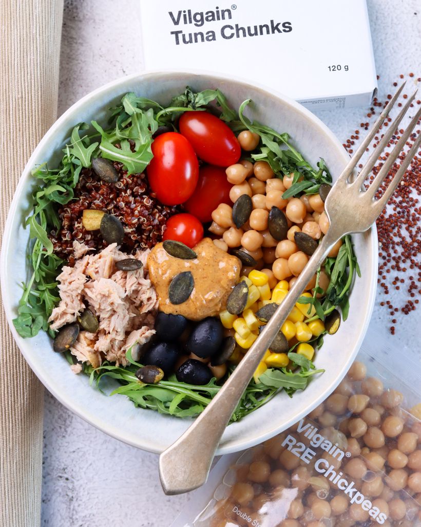 Tuňákový salát s quinoou