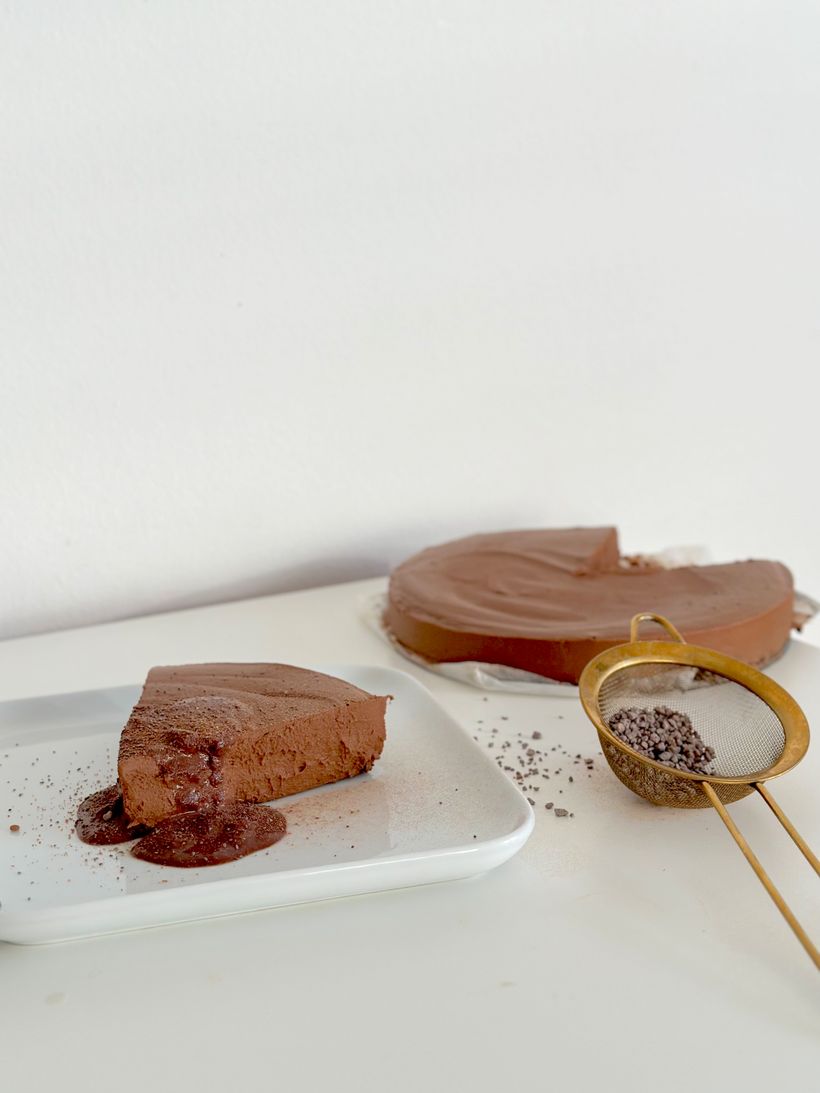 Čokoládová pěna z máslové dýně