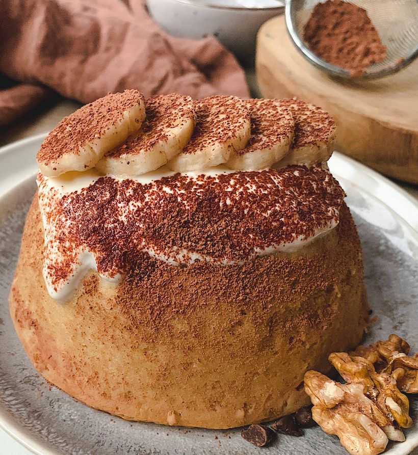 Tiramisu mug cake plný bielkovín