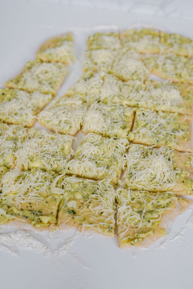 Domácí česneková bageta