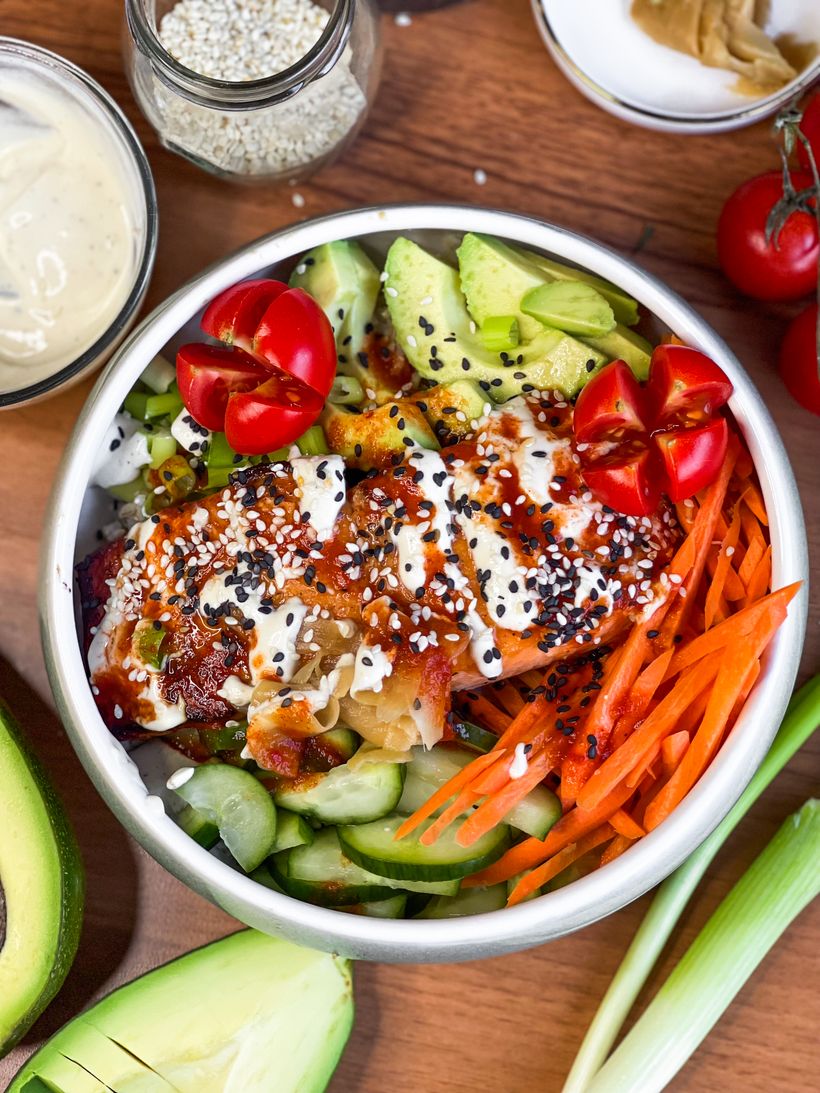 Pečený losos se zeleninou