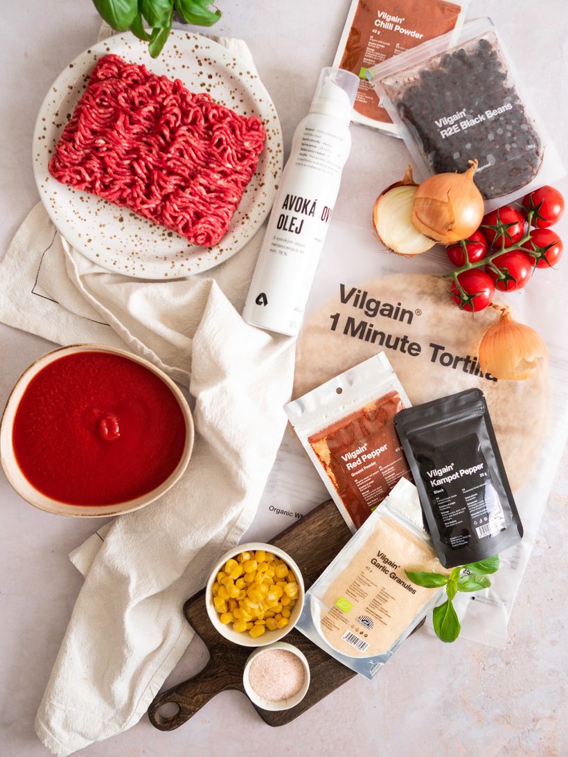 Quesadillas s Chilli con carne