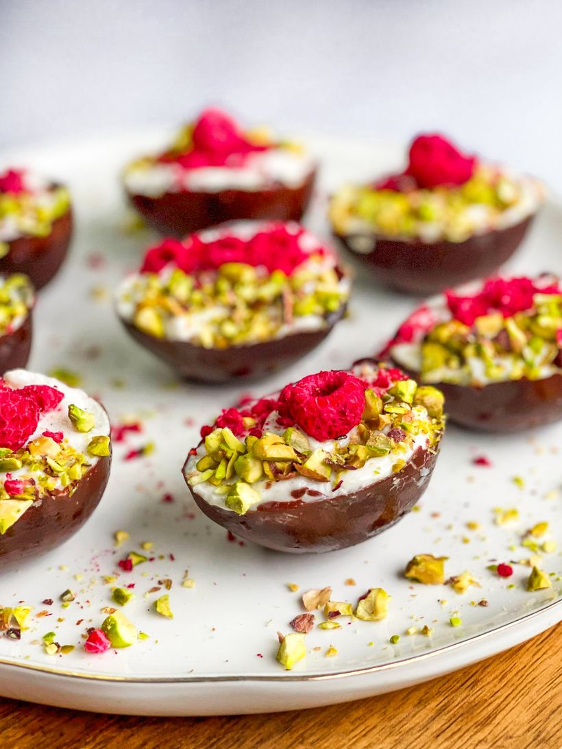 Čokoládové vajíčko à la Kinder s pistácií