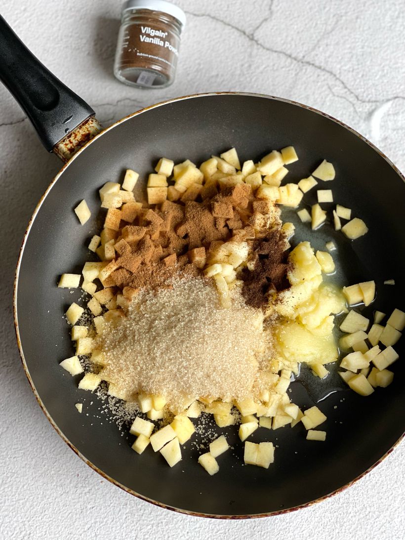 Apple pie cookies – sušienky s karamelizovanými jablkami