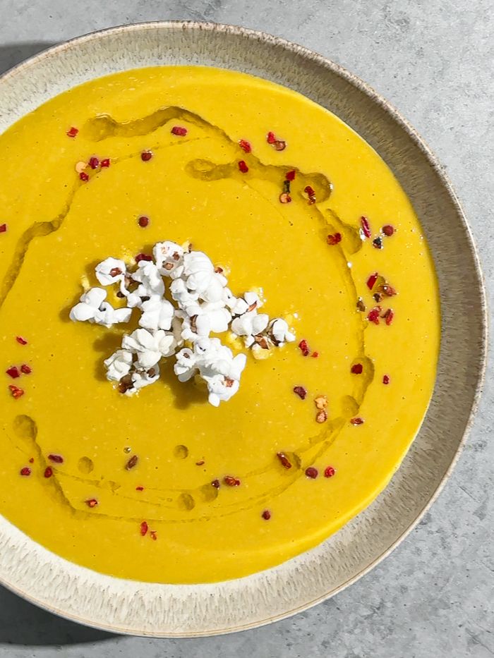 Kukuřičný krém s kokosovým mlékem