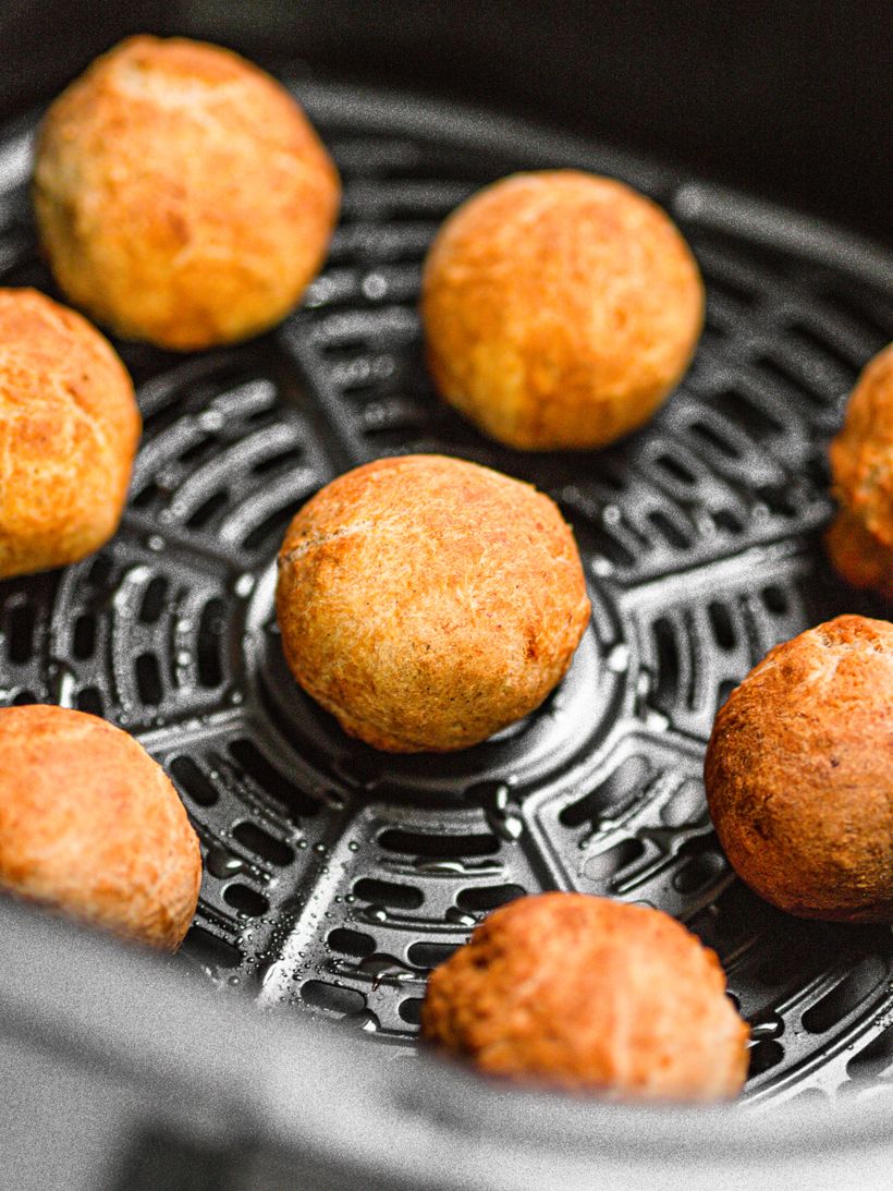 Air Fryer Fried Cake Balls