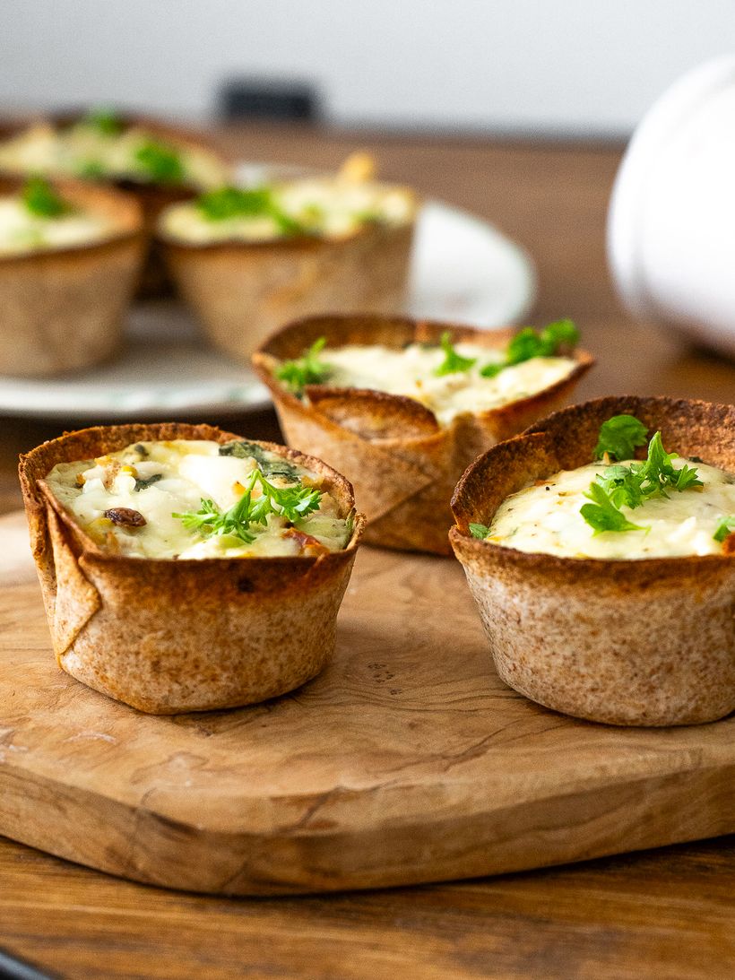 Slané koláčky s kuřecím masem