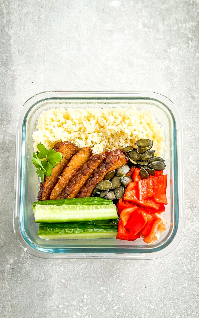 Vegetariánské jídlo do krabičky na celý den