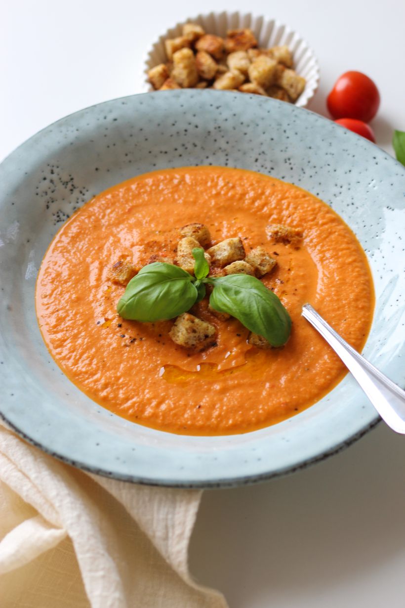 Krémová polévka z pečené zeleniny