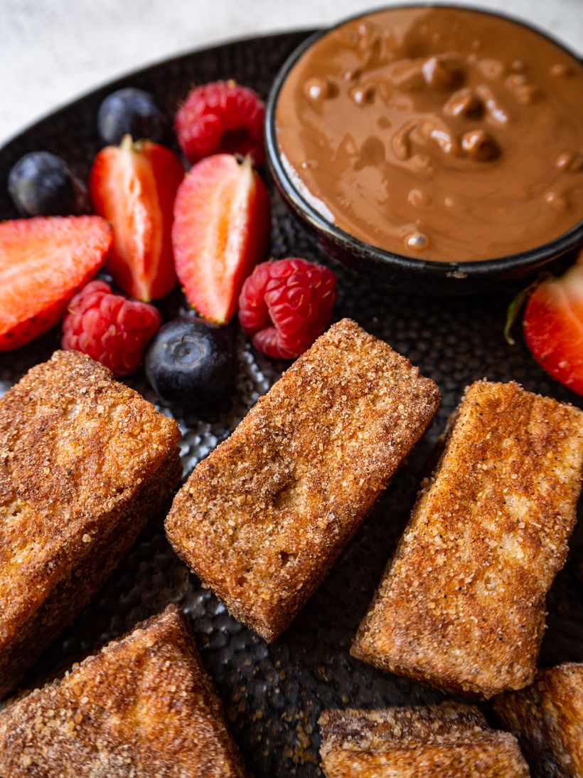 Churros z toastového chleba