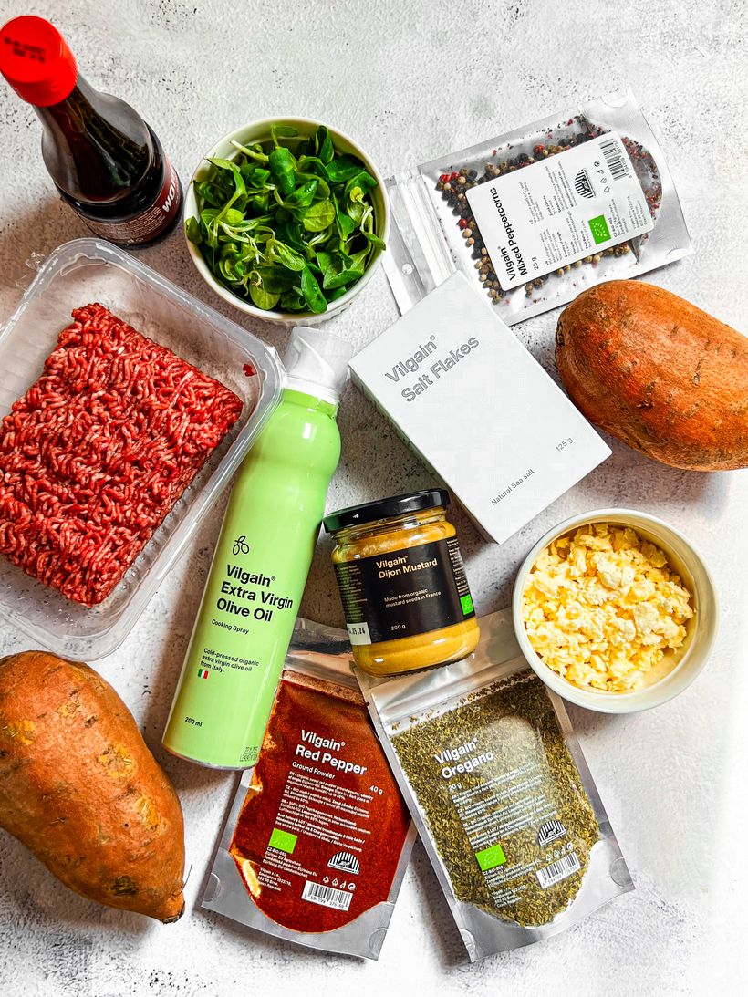 Sweet Potato Sliders with Beef