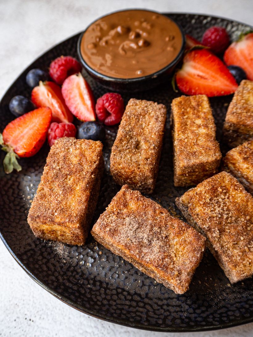 Churros z toastového chleba