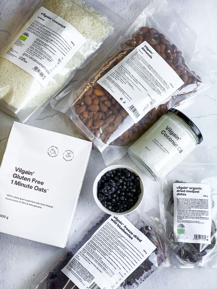 Čučoriedkové energy balls