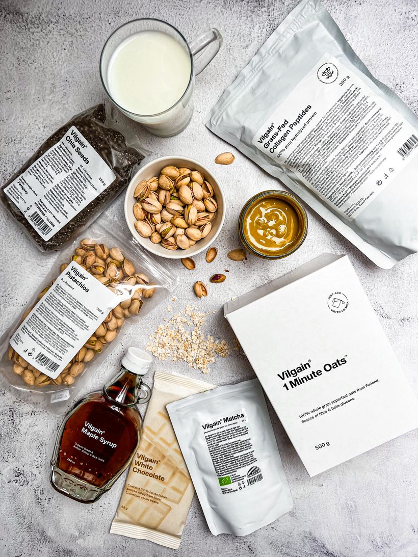 Pistáciové overnight oats