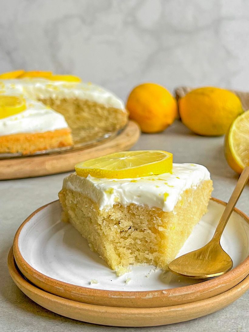 Citronový koláč s tvarohem
