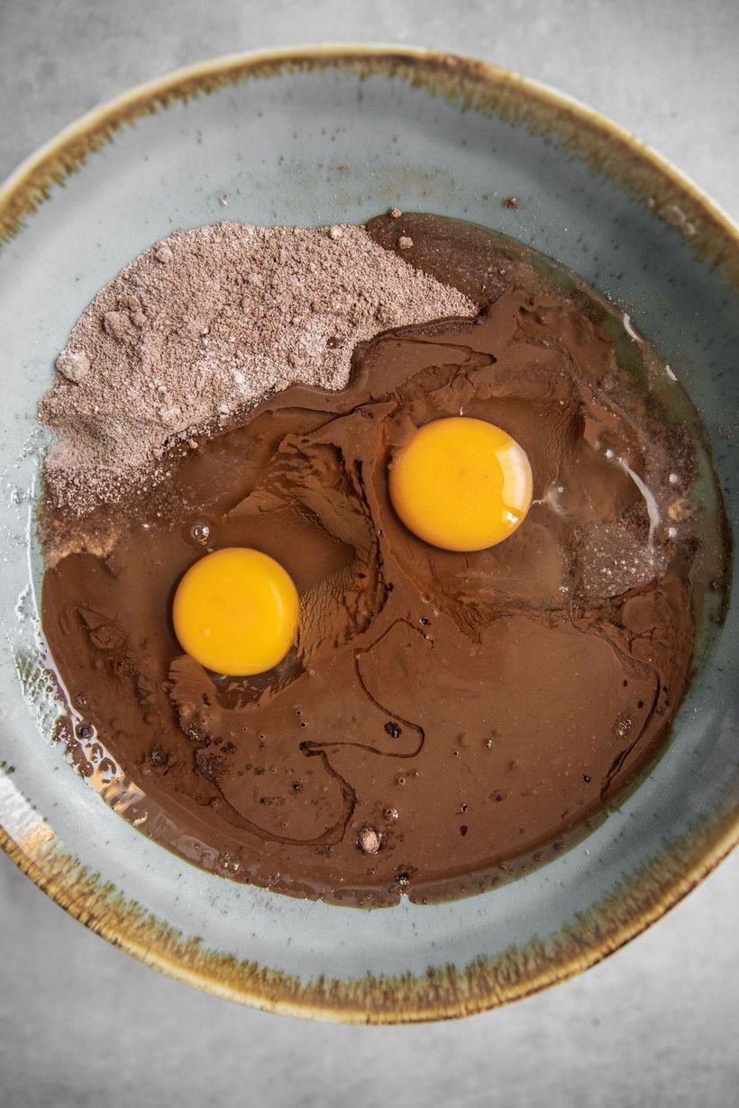 Zdravé cheesecake brownies