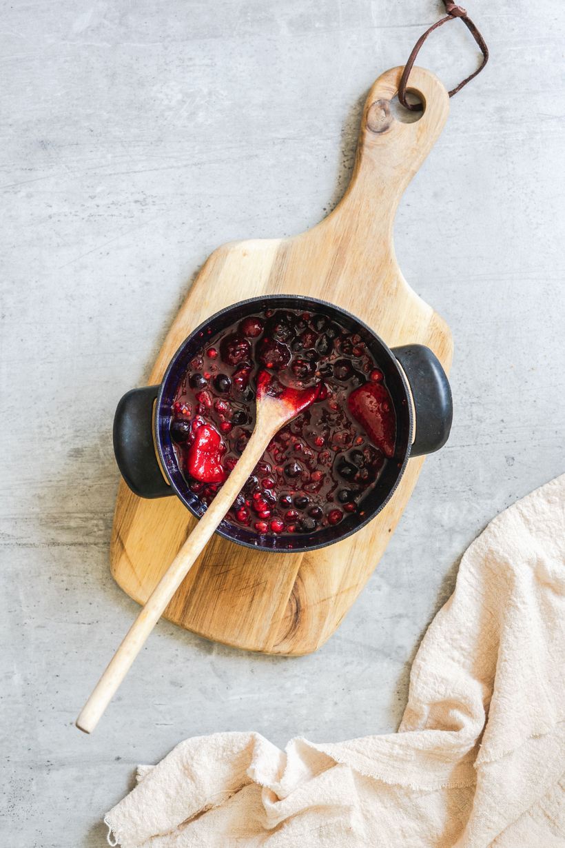 Chia marmeláda z lesního ovoce