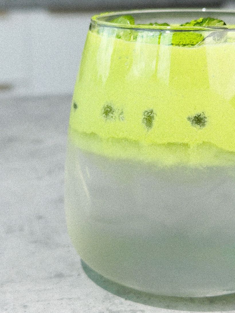 Domácí Matcha Coconut Cloud