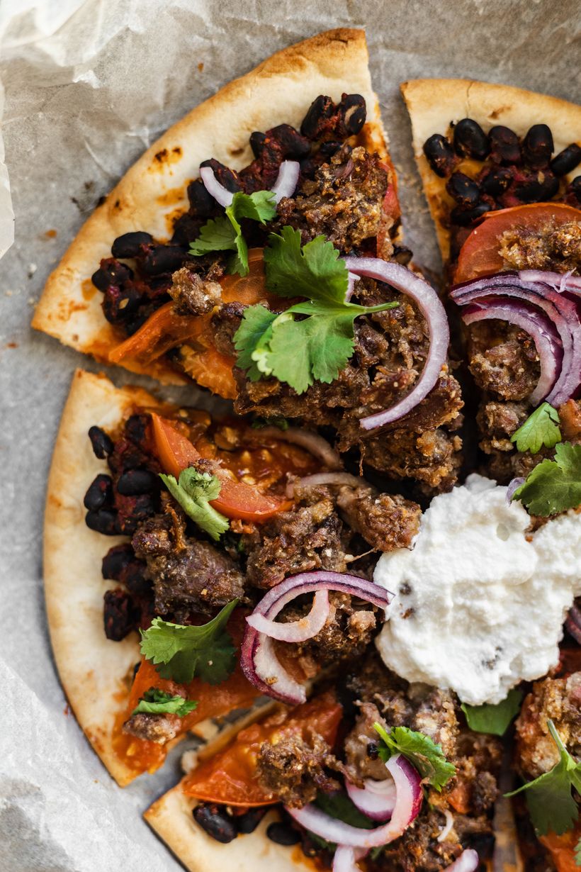 Taco pizza plná chutí hotová za 10 minut