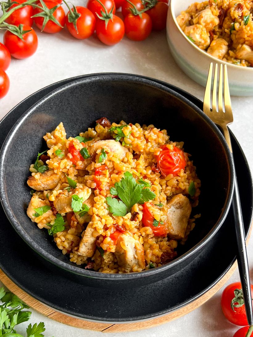 Bulgureto s kuřecím masem