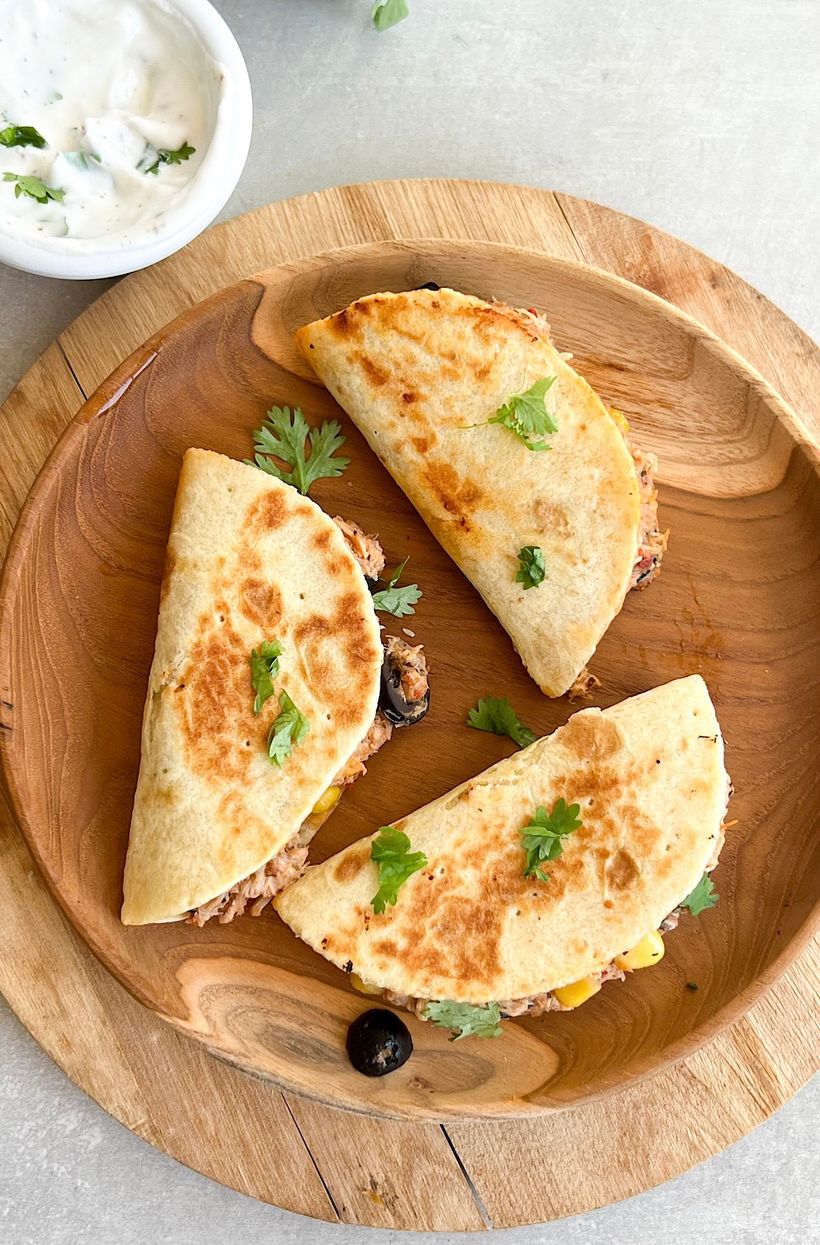 Hähnchen-Pizza-Tacos