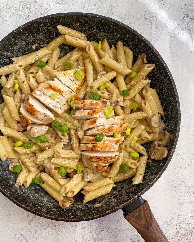 Creamy Chicken & Mushroom Pasta