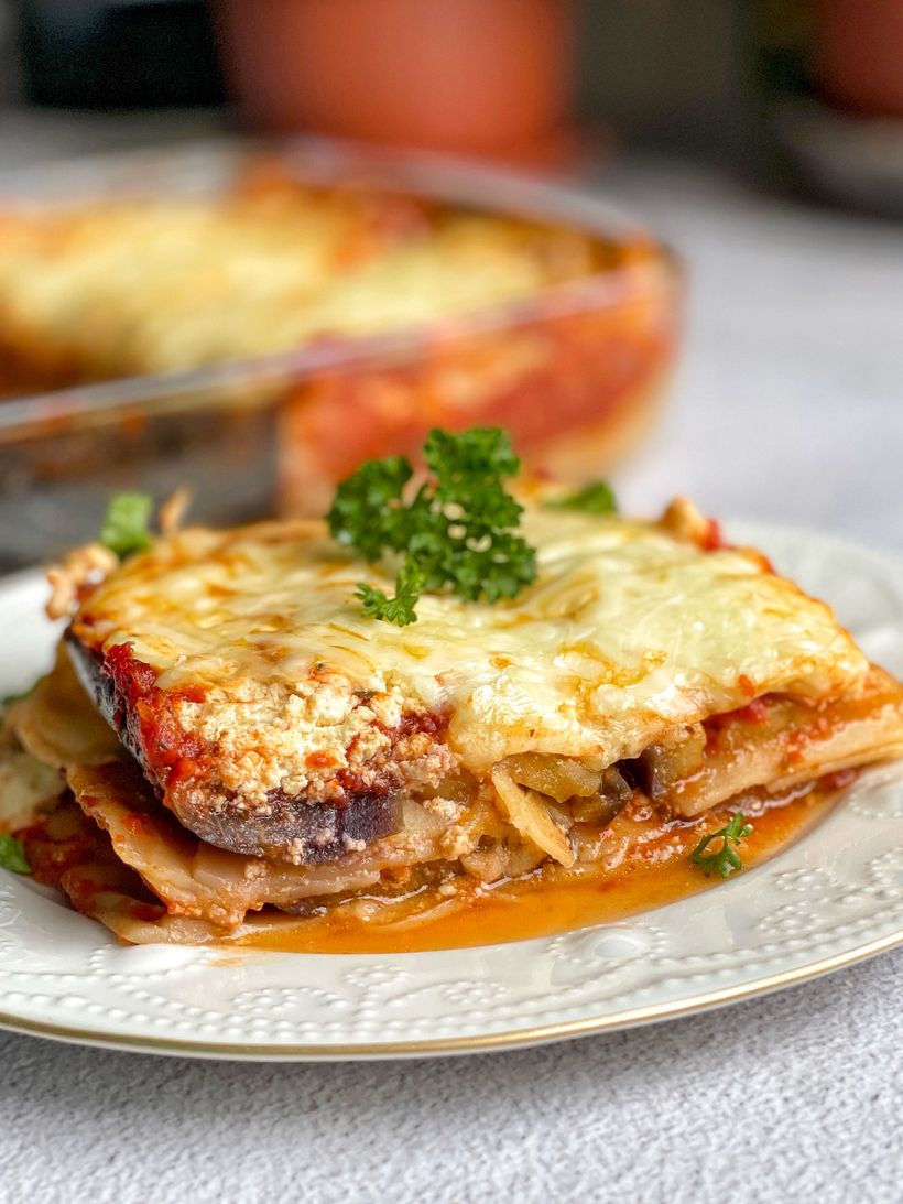 Baklažánové lasagne