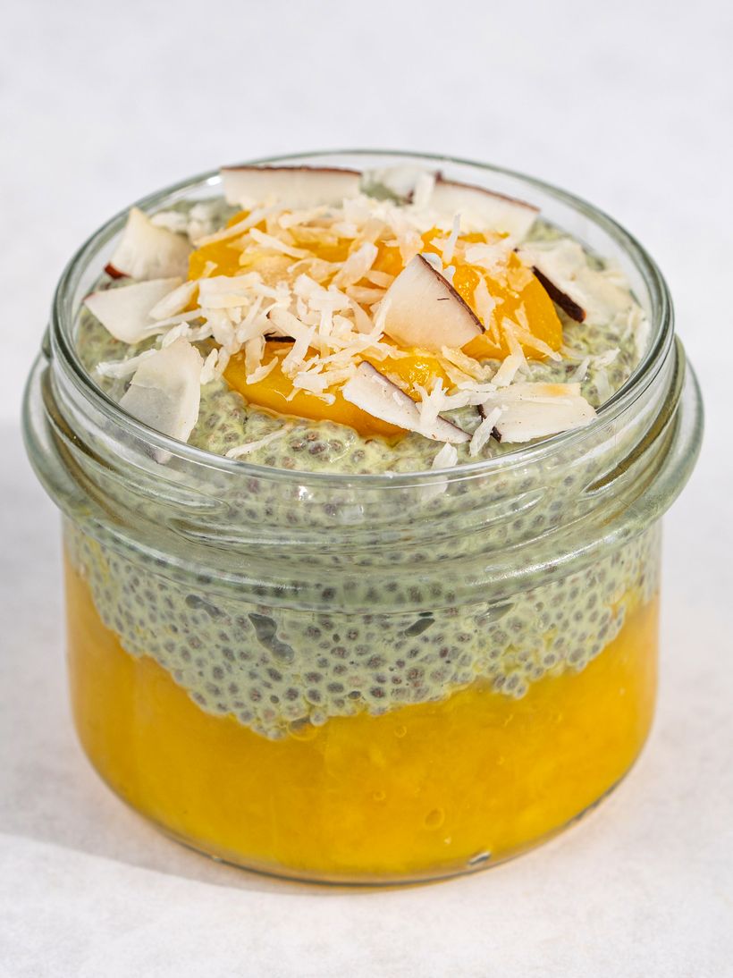 Matcha chia pudink 3x jinak