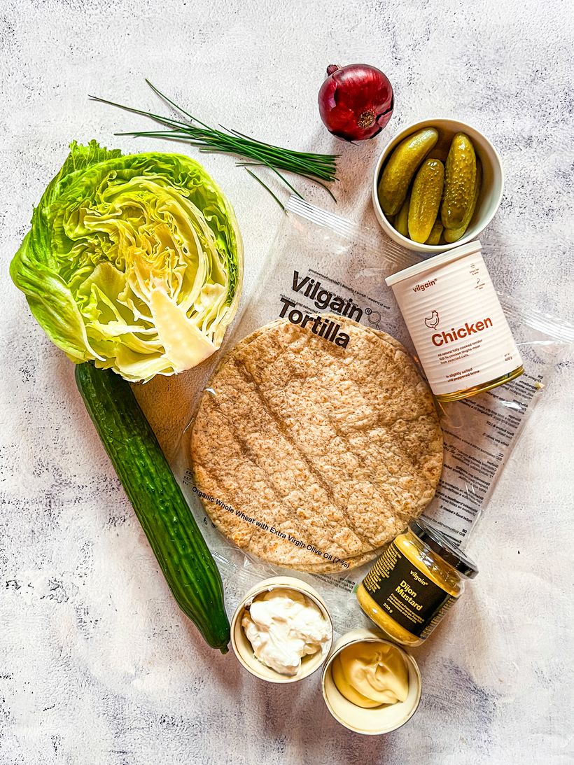 Burrito s trhaným kuřecím masem