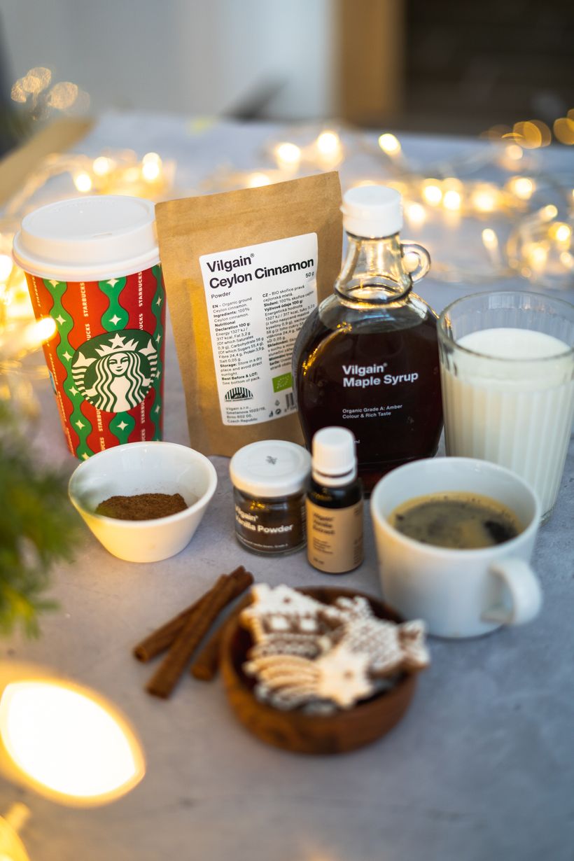 Domáce Gingerbread latte