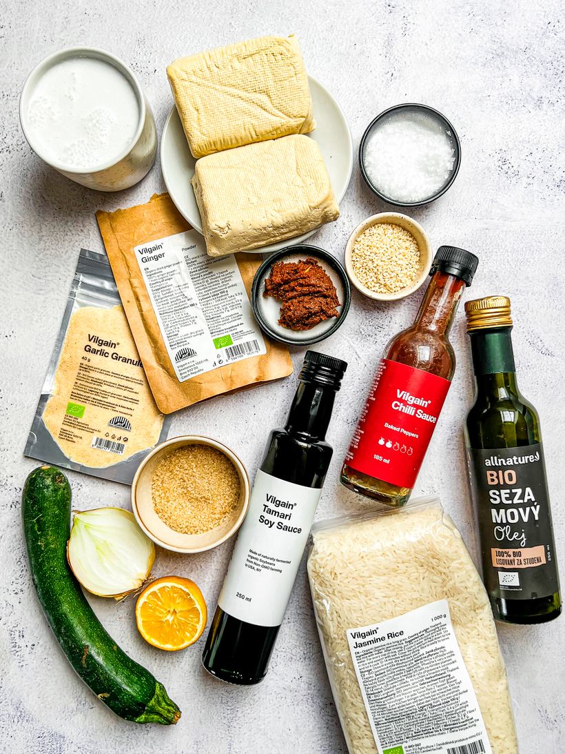 Coconut Lime Tofu s rýží