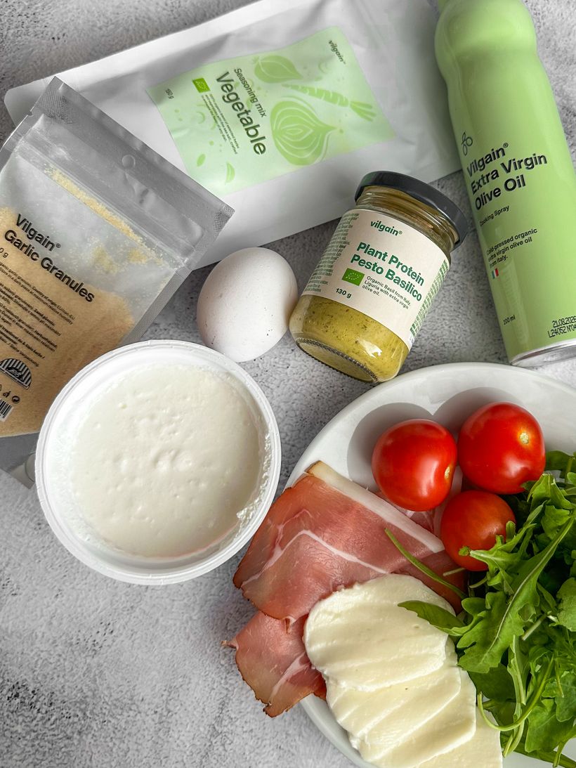 Cottage Cheese Flatbread àla caprese