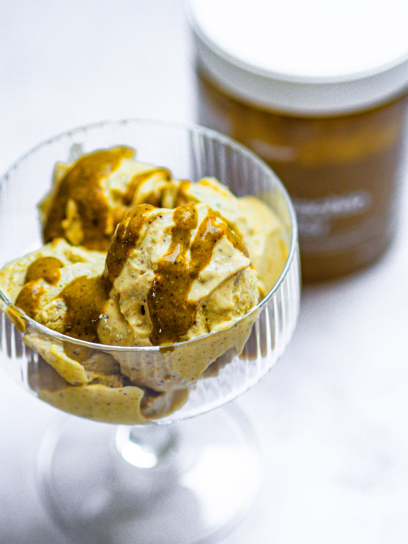 Pistáciová cottage zmrzlina