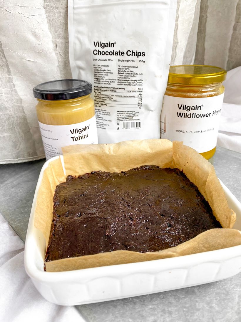 Nepečené raw brownies