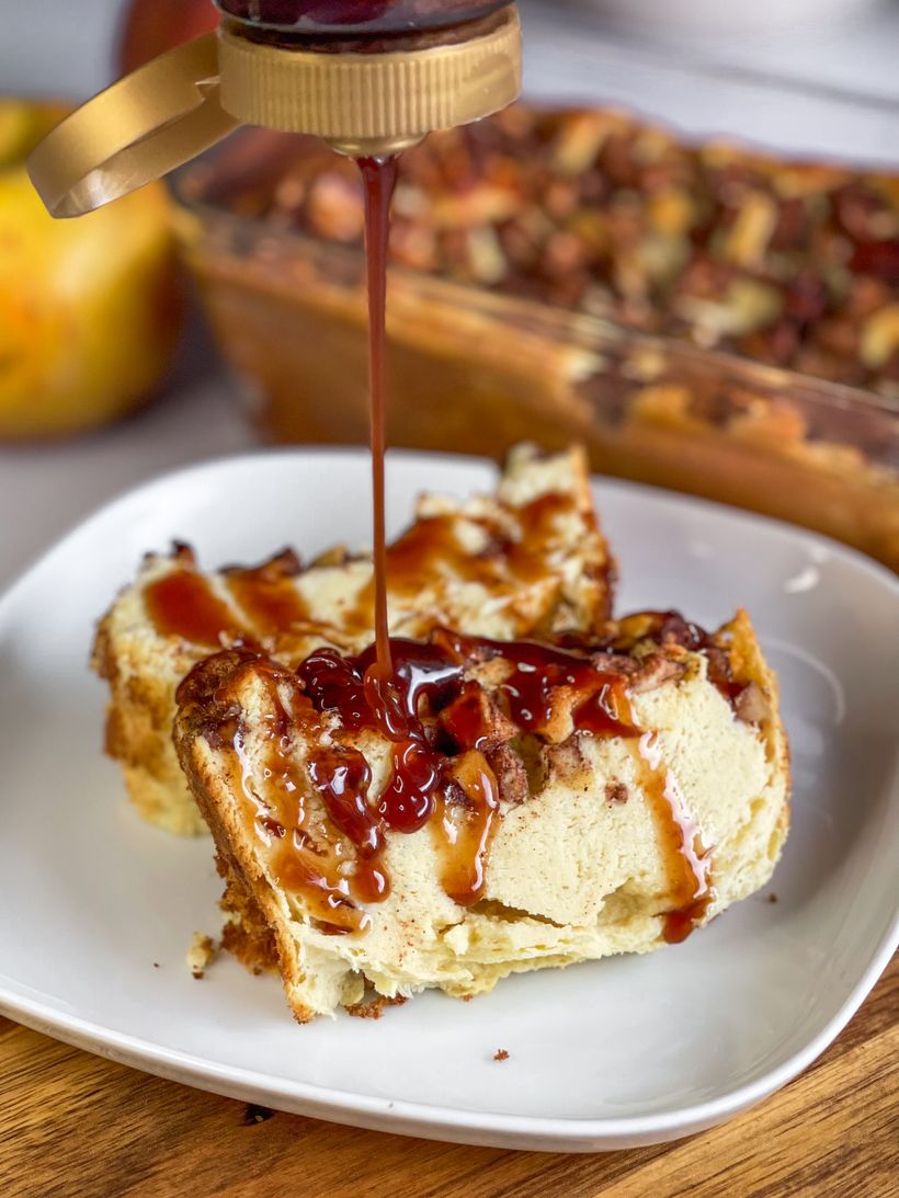 Quarkkuchen mit Äpfeln und Zimt