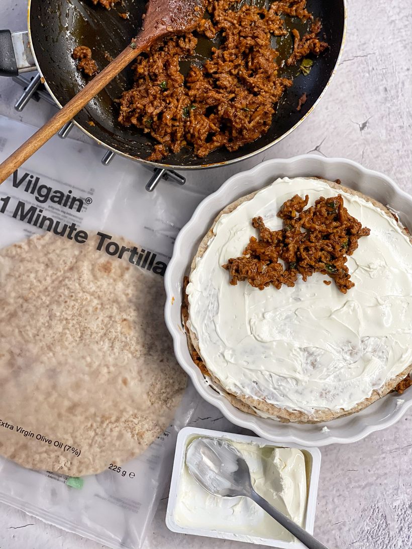 Rychlé lasagne z tortilly