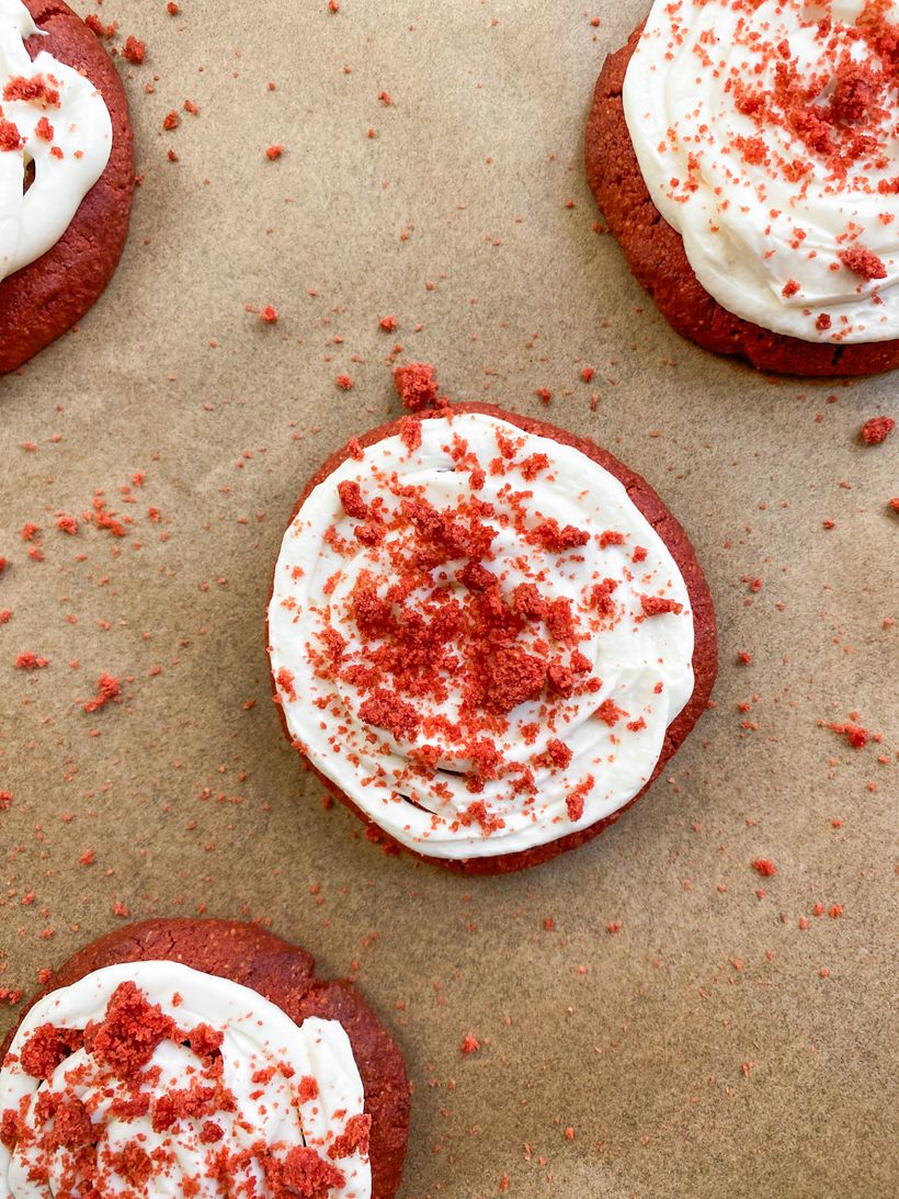 Red Velvet Cookies z červené řepy