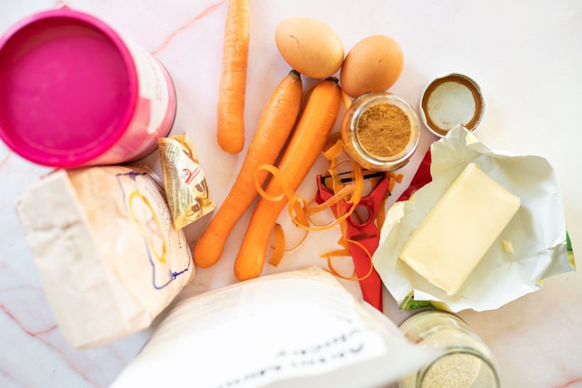 Egészséges répatorta zabpehely morzsával