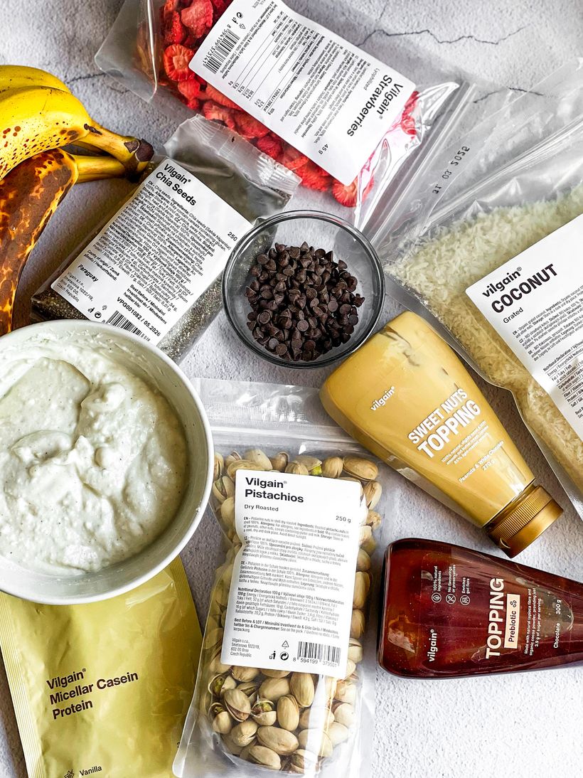 Proteinové mražené banány