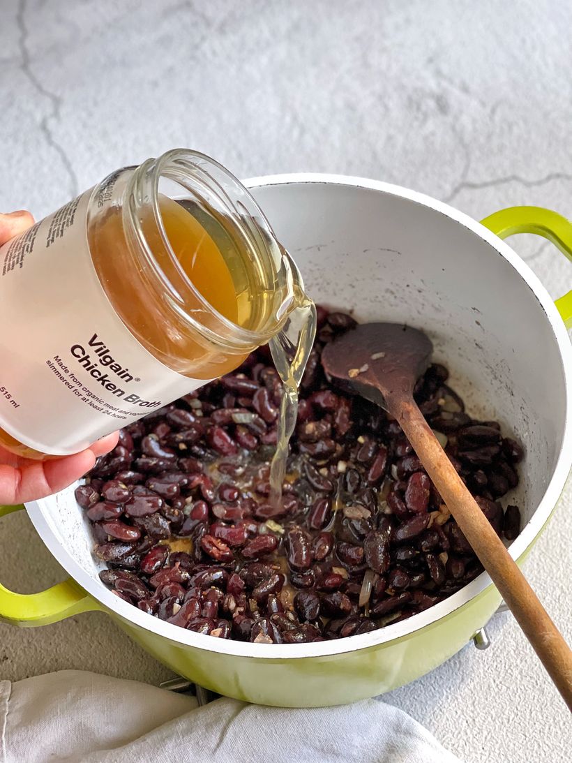 Fazuľová polievka z červenej fazule