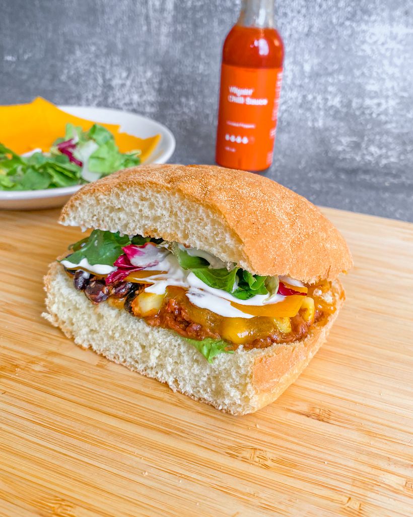 Pita chlieb na mexický spôsob s hovädzím mäsom