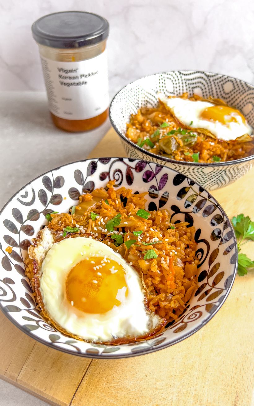 Kimchi Fried Rice: Gebratener Reis mit Kimchi