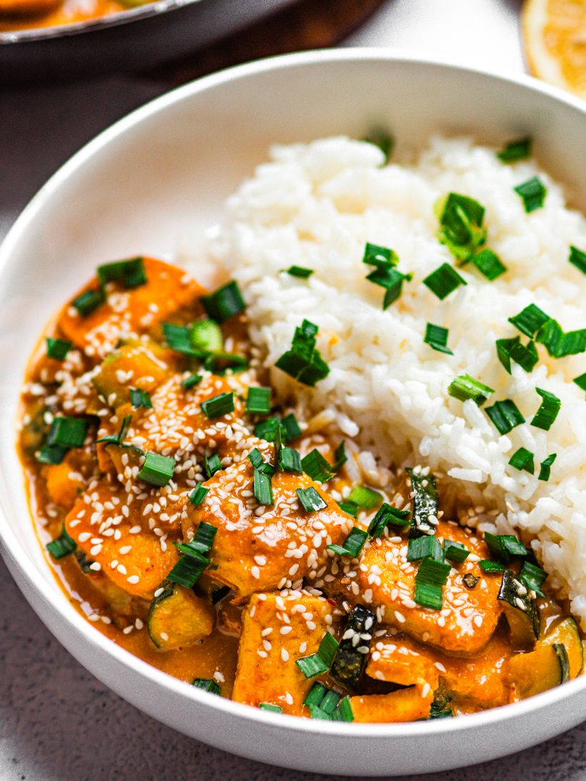 Coconut Lime Tofu s rýží