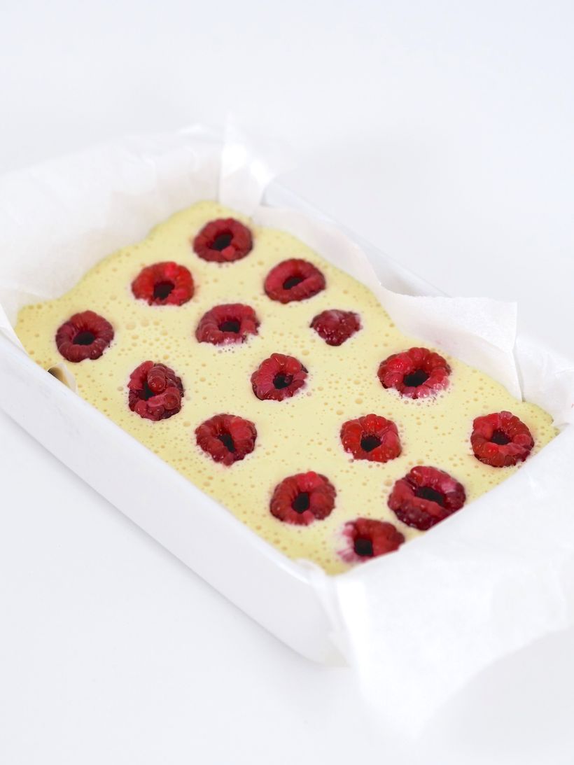 Cottage cheesecake s malinami