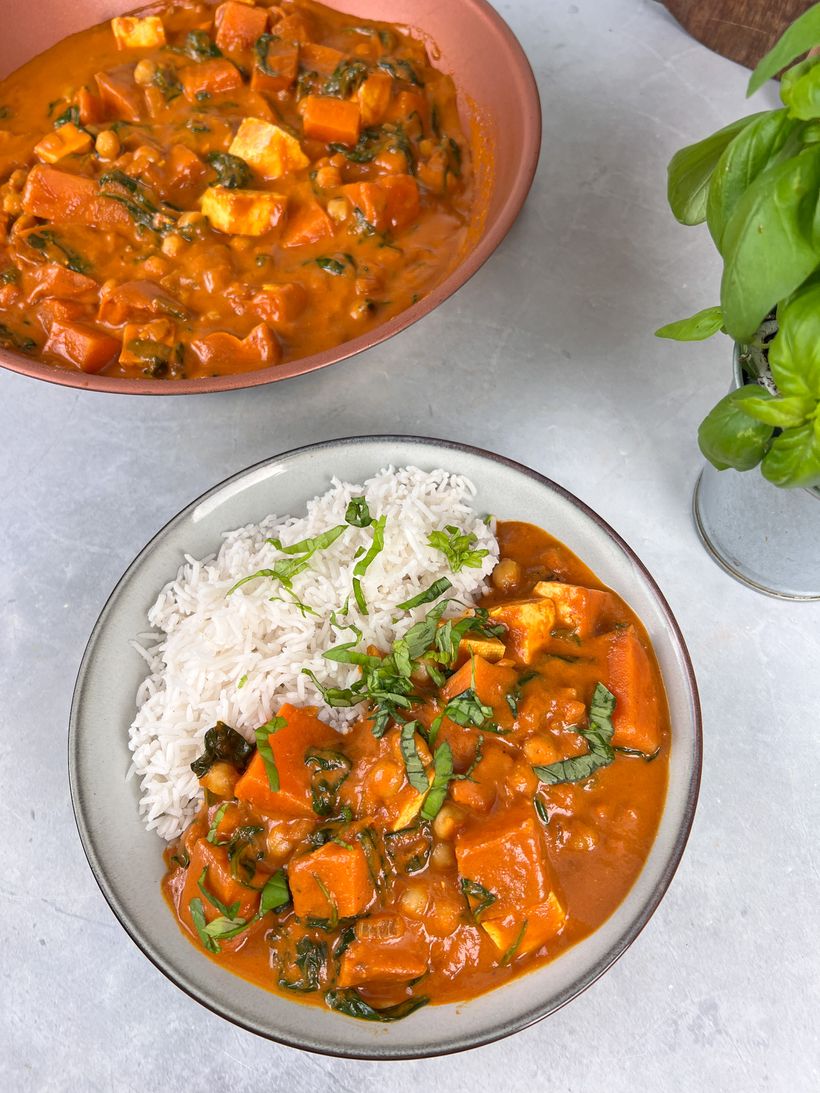 Sweet Potato Tofu Curry